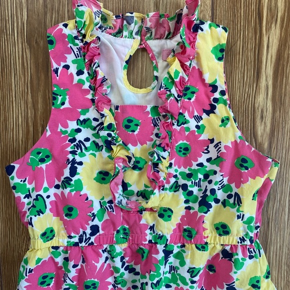 Lilly Pulitzer Dooddle Bug Daisy Dress Girl’s Size 16 Lined - Picture 4 of 7